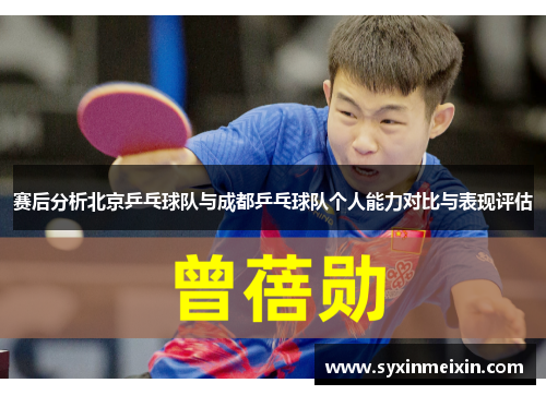 赛后分析北京乒乓球队与成都乒乓球队个人能力对比与表现评估